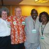 Betty and Guy Huskerson with Marcellas (Cell) and Gwen Durham